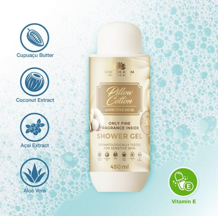 Pillow Cotton Addicted Musk Shower Gel 450ml