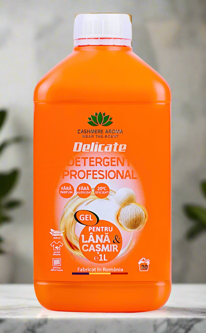 Professional detergent for delicate laundry 1L (wool, cashmere, silk, linen) - Cashmere Aroma UK