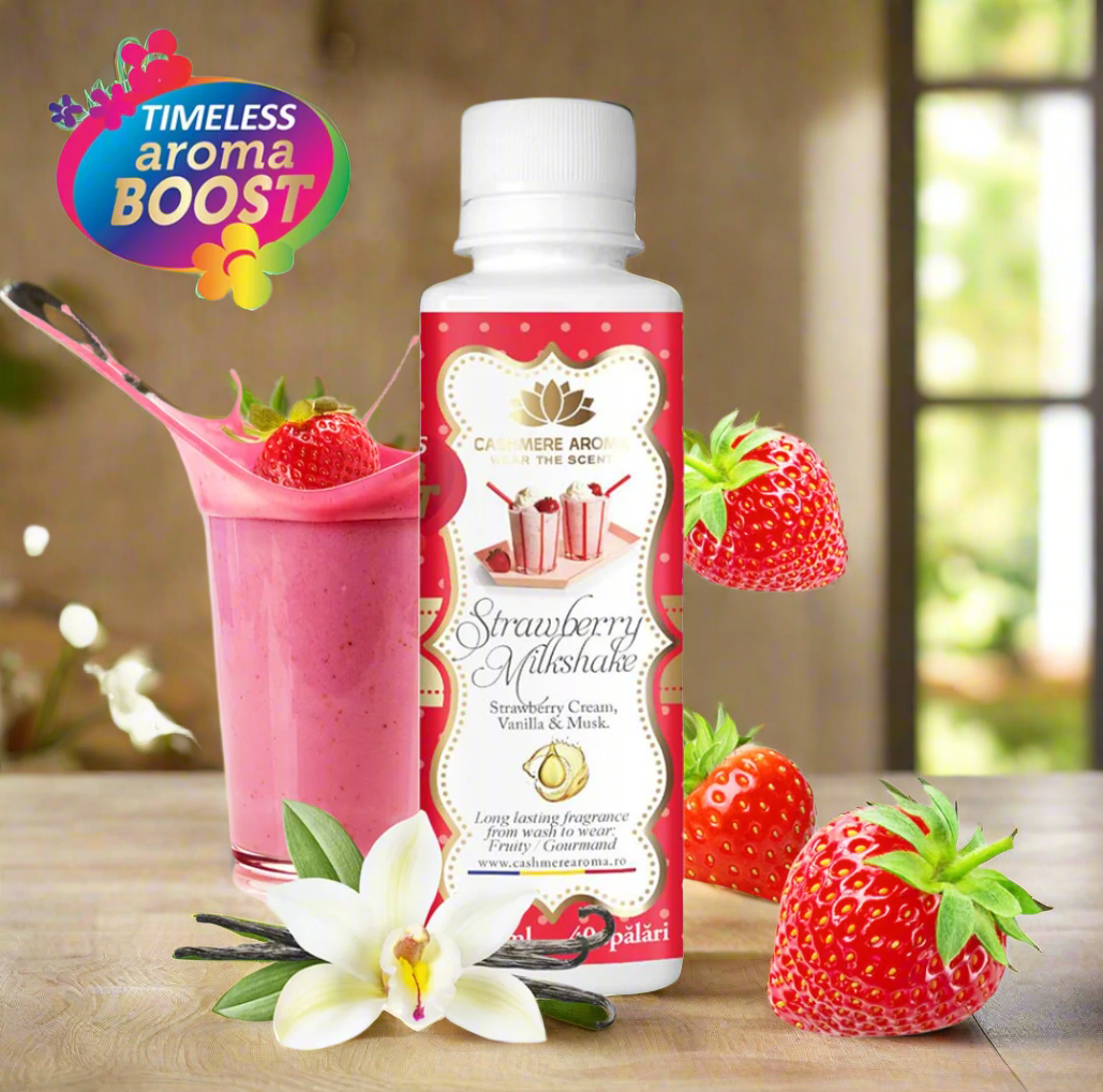 Strawberry Milkshake Laundry perfume with "Timeless Aroma Boost"