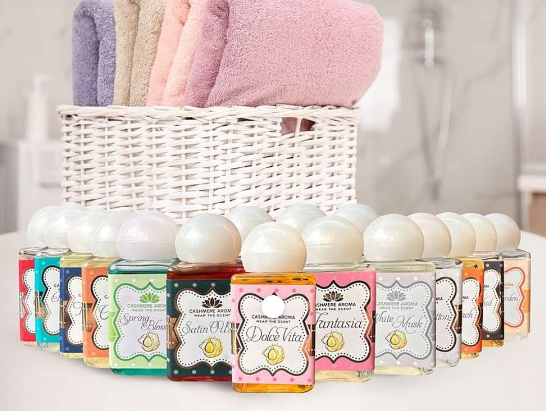 Cashmere Aroma Try Me 30ml laundry perfumes for a laundry perfume dosage guide