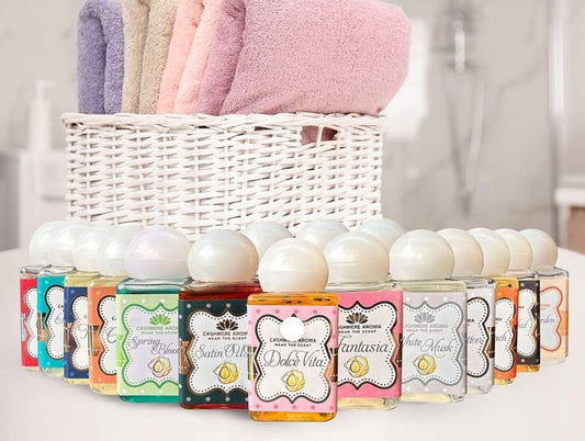 Cashmere Aroma Try Me 30ml laundry perfumes for a laundry perfume dosage guide
