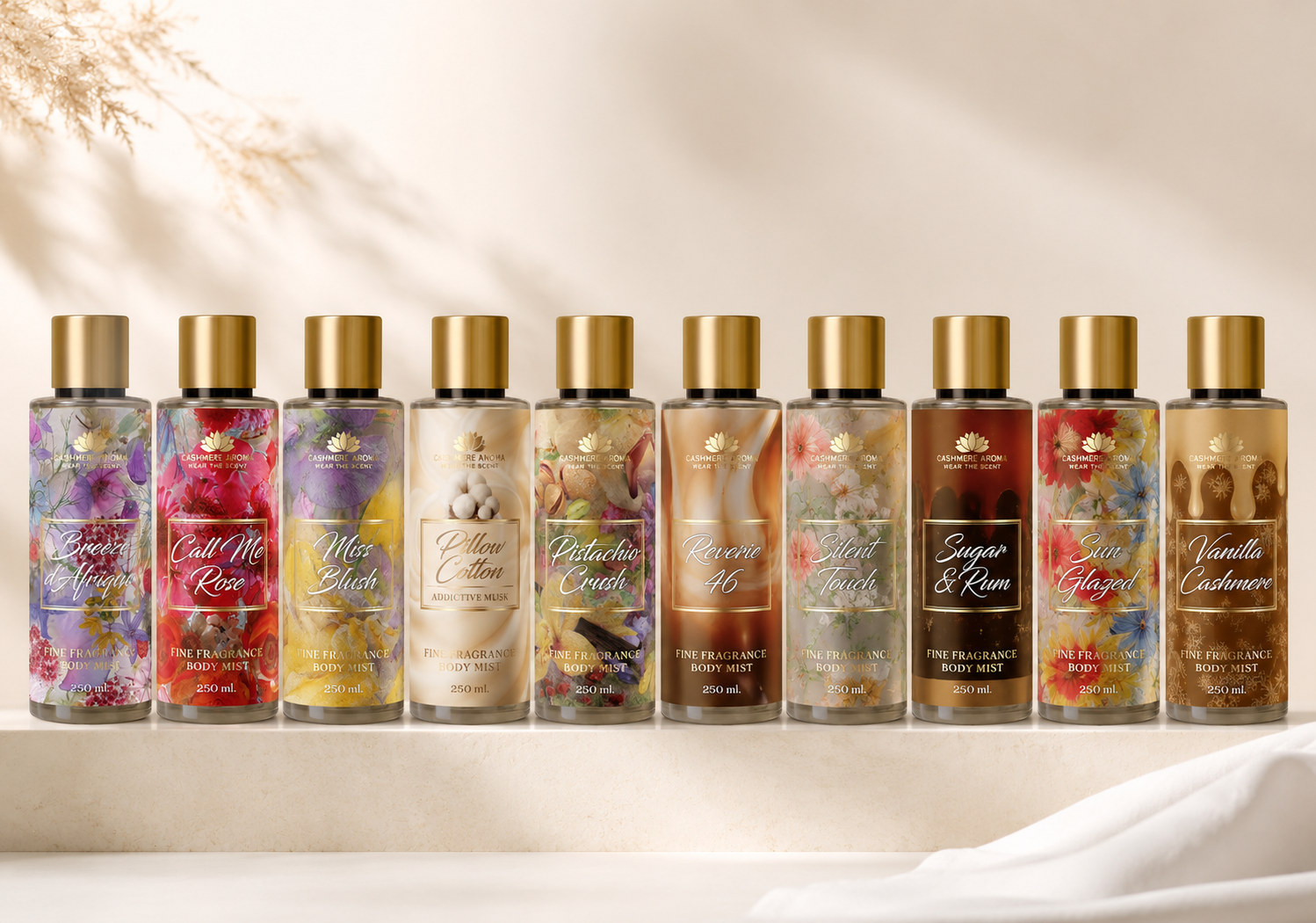 Body Mists Collection collection by Cashmere Aroma UK