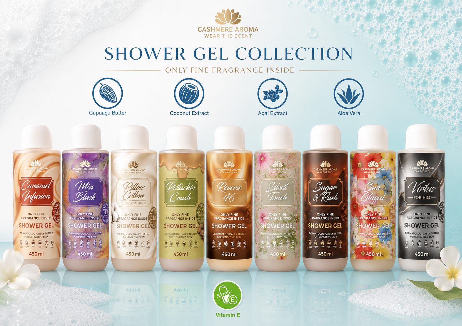 Shower Gel Collection collection by Cashmere Aroma UK