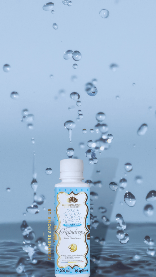 Raindrops Laundry Perfume - Cashmere Aroma UK 