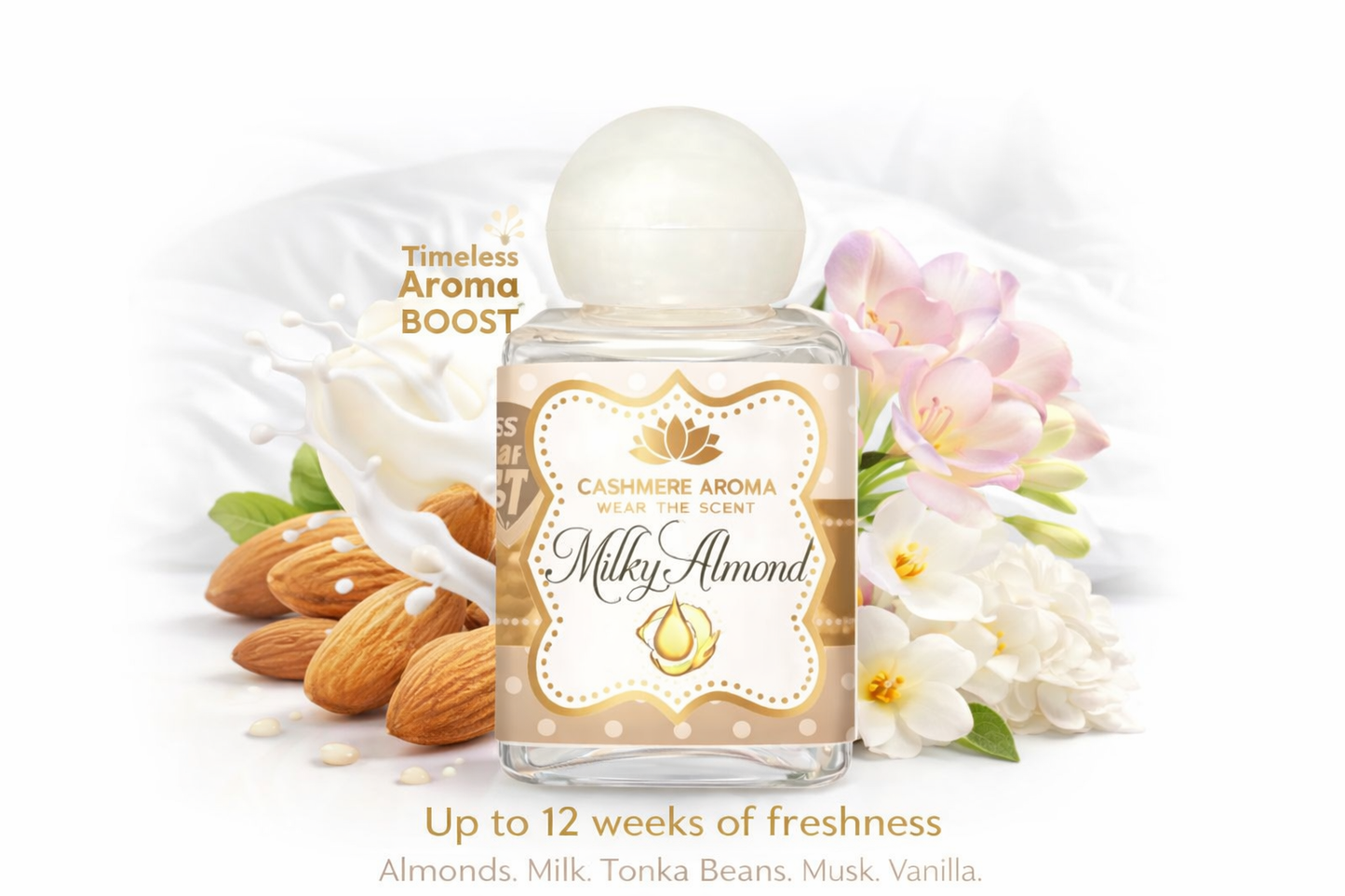 Mini Laundry Perfume – Milky Almond | Timeless Aroma Boost