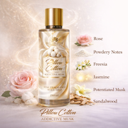 Pillow Cotton Addictive Musk Body Mist 250 ml by Cashmere Aroma UK