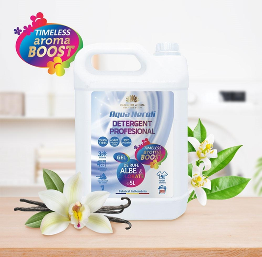 Aqua Neroli, Professional detergent white/colored laundry, 5L "Timeless Aroma Boost"