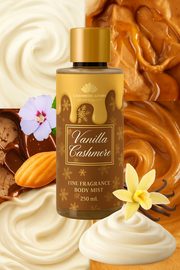 Vanilla Cashmere Body Mist 250 ml by Cashmere Aroma UK