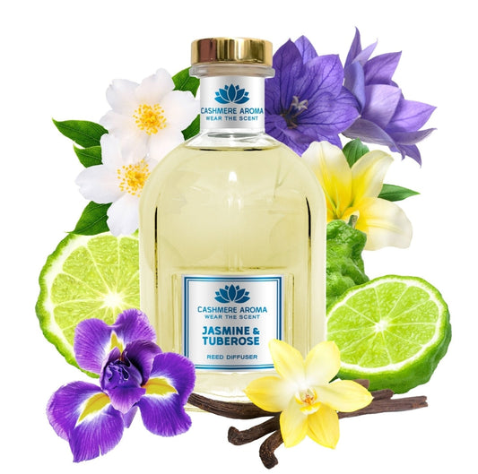 Jasmine & Tuberose, 250ml - Reed Diffuser - Cashmere Aroma UK 