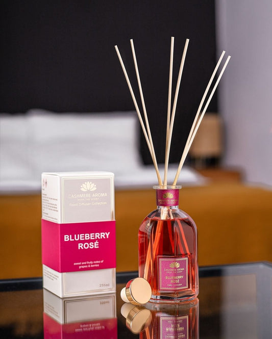 Blueberry Rose 250 ml - Reed Diffuser - Cashmere Aroma UK 